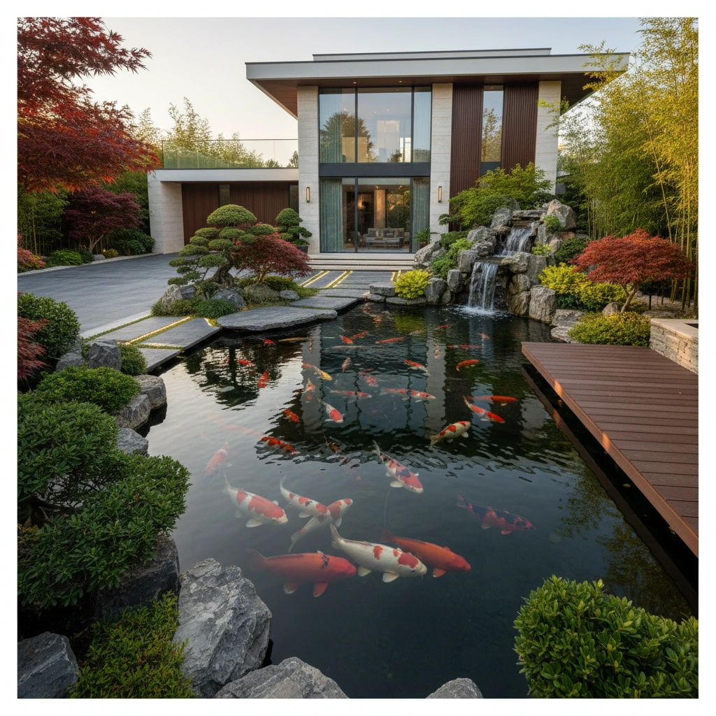 Pembuatan Kolam Koi Minimalis Depok